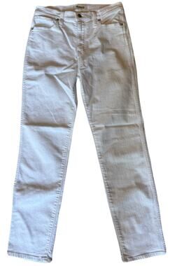 Madewell Stovepipe Jeans - White Size 28